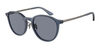 Giorgio Armani AR8196F Asian Fit 603519 Mens Sunglasses Blue Size 51