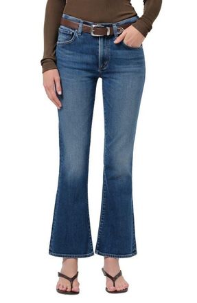 Citizens Of Humanity Goldie Mid Rise Kick Flare Jeans in Allister Medium Indigo at Nordstrom, Size 24