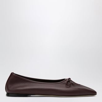 Dear Frances Ballerine Gala in pelle bordeaux