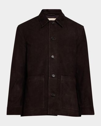 Officine G&eacute;n&eacute;rale Men & apos;s Suede Jacket
