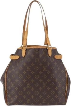 Louis Vuitton Pre-owned Vintage Tote Bag - Dames - Vintage Shopper - Bruin - ONE Size - Leer - Vintage