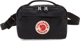 Fjällräven Kånken Water Resistant Belt Bag in Black at Nordstrom
