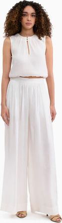 Rebecca Taylor Cleo Pant in Ivory at Nordstrom, Size Large