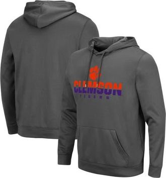 Colosseum Mens Colosseum Charcoal Clemson Tigers Lantern Pullover Hoodie at Nordstrom, Size Xx-Large