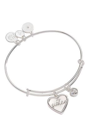 Alex and Ani Sister Bangle Bracelet in Silver at Nordstrom