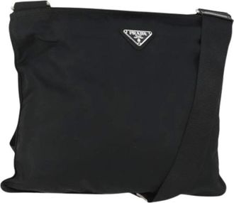 Prada Pre-owned Cross Body Bags, female, Black, Size: ONE SIZE Pre-owned Cross Body Bag