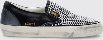 Golden Goose Sneakers VCE Golden Goose in camoscio used con strass