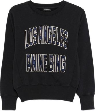 Anine Bing Felpe Nero, Blu-Donna
