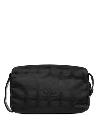 Chanel 2000-2002 New Travel Line Nylon Wristlet clutch bag - Black