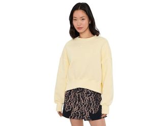 Nike Sportswear Phoenix Fleece Over-Oversized Crew Neck Sweatshirt Womens Sweatshirt Alabaster/Sail : 2XL, Cotton/Polyester