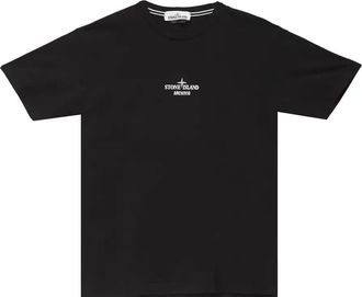 Stone Island Logo T-Shirt Black 74152NS91-V0029