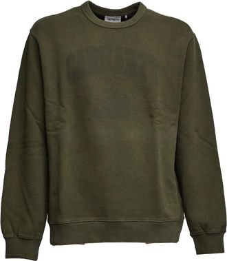 Carhartt Work in Progress Crewneck Sweatshirt - Heren - Sweatshirts - Groen - S - Katoen - Hoodies & sweatvesten