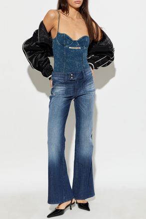 Diesel D-HUSH Jeans, Womens, Navy Blue