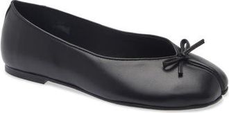 Sandy Liang Split Toe Ballet Flat in Black at Nordstrom, Size 39