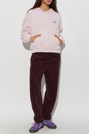 American Vintage Sweatshirt With Logo, Womens, Pink