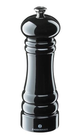 Zassenhaus Molinillo De Sal Zassenhaus Berlin 18 Cm Negro Brillante