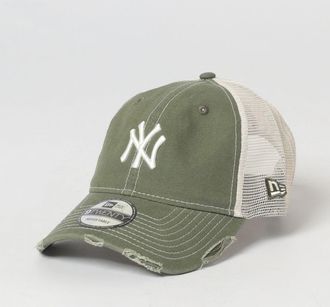 New Era Cappello 9Forty NY Yankees in cotone used e nylon a rete con logo ricamato