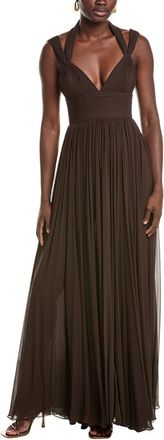 Michael Kors Silk Chiffon Goddess Gown