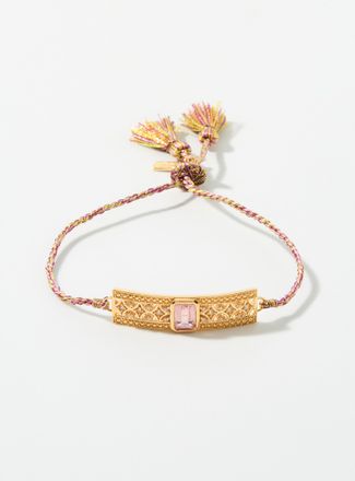 Leticia Ponti Womens Eug&eacute;nie cord bracelet