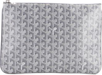 Goyard Senat Zip Pouch Coated Canvas MM