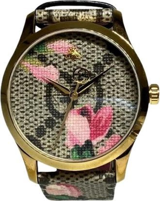 Gucci Pre-owned Watches, female, Multicolor, Size: ONE SIZE Pre-owned G-Timeless Stainless Steel Watch