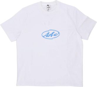 Arte Circle Logo Tee - - Tops - Uomo - Bianco - L