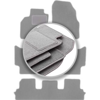 OEM Alfombrillas Gris Ceniza Para Renault Grand Scenic Iii 7 Plazas (2009-2015)