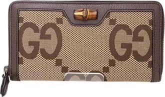 Gucci Pre-owned Wallets, male, Brown, Size: ONE SIZE Pre-owned Vintage Long Wallet (bi-fold)