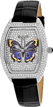 Christian Van Sant Womens Papillon Silver Dial Watch