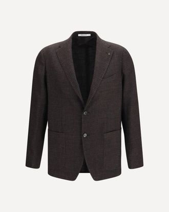 Tagliatore Wool single-breasted Blazer Male 48