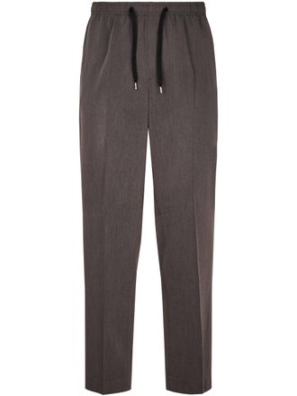 Cellar Door Straight-Leg Trousers with Adjustable Waistband and Functional Pockets