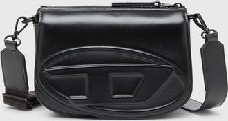 Diesel 1DR-Camera bag in premium leather - Crossbody Bags - Unisex - Black