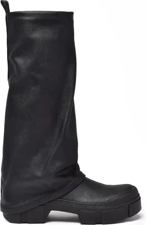 Vic Mati&eacute; Black Leather Davidson Boots