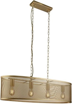 Searchlight Dimmbare H&auml;ngelampe Fishnet - 4 flammig, Gold