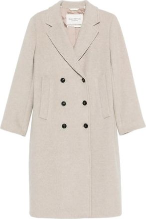 Marc O'Polo Jas met dubbele rij knopen - Beige