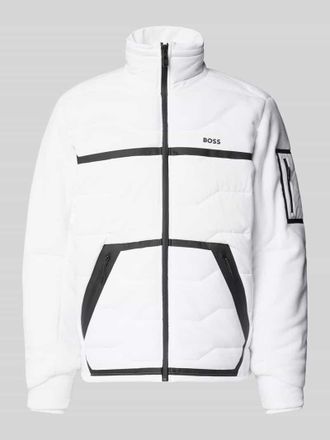 HUGO BOSS Sweatjacke mit Eingrifftaschen Modell Snoozy in Weiss, Gr&ouml;&szlig;e XL