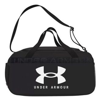 Under Armour Loudon Medium Duffle Bag Black White 1360464-001
