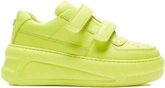 Acne Studios touch-strap platform sneakers - Green