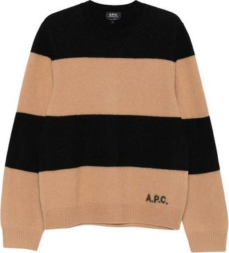 A.P.C. A. P.C. Striped cashmere sweater