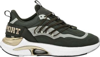 Plein Sport Runner Pressure //Gen.x. 04 - unisex - Hardloopschoenen - Groen - 37 EU - Leer - Fitness