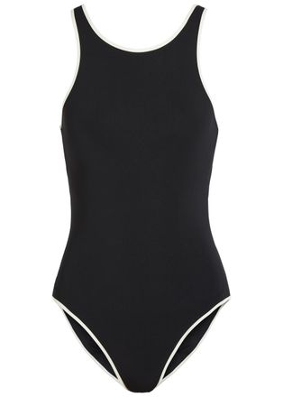 Lido Quattordici Swimsuit - Black And White - S (UK8-10 / S)