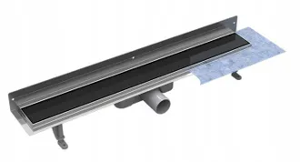 OEM Scarico Virgo Next Black 70, Scarico Lineare Nero, Besco