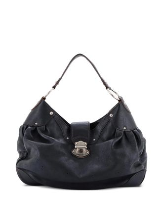 Louis Vuitton Solar Handbag Mahina Leather GM hobo bag - Nero