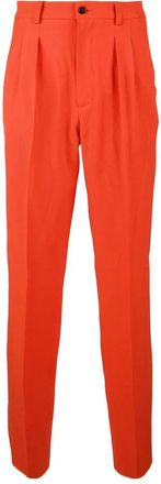Brizzi Brizzi Polyester Stretch Trousers - Orange