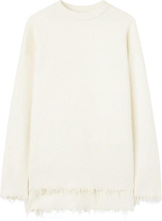 Jil Sander Long Sleeve Crew-Neck Sweater