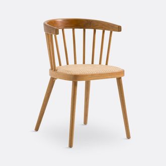 La Redoute Interieurs Tafelfauteuil in eik/rotan Portman