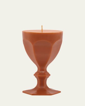 Baccarat Harcourt Goblet Candle, Orange