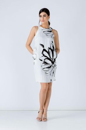 Móveis Conquista Mouwloze zakjurk met bloemenprint