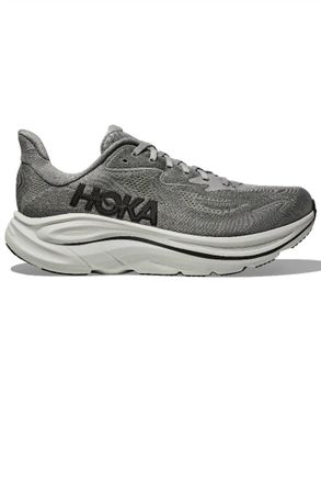 Hoka One One Mens Clifton 10 Running Shoe In Galactic Grey / Asteroid