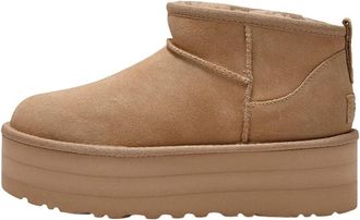 UGG Classic Ultra Mini Platform Boot - Dames - Winterlaarzen - Bruin - 39 EU - Wol - Schoenen